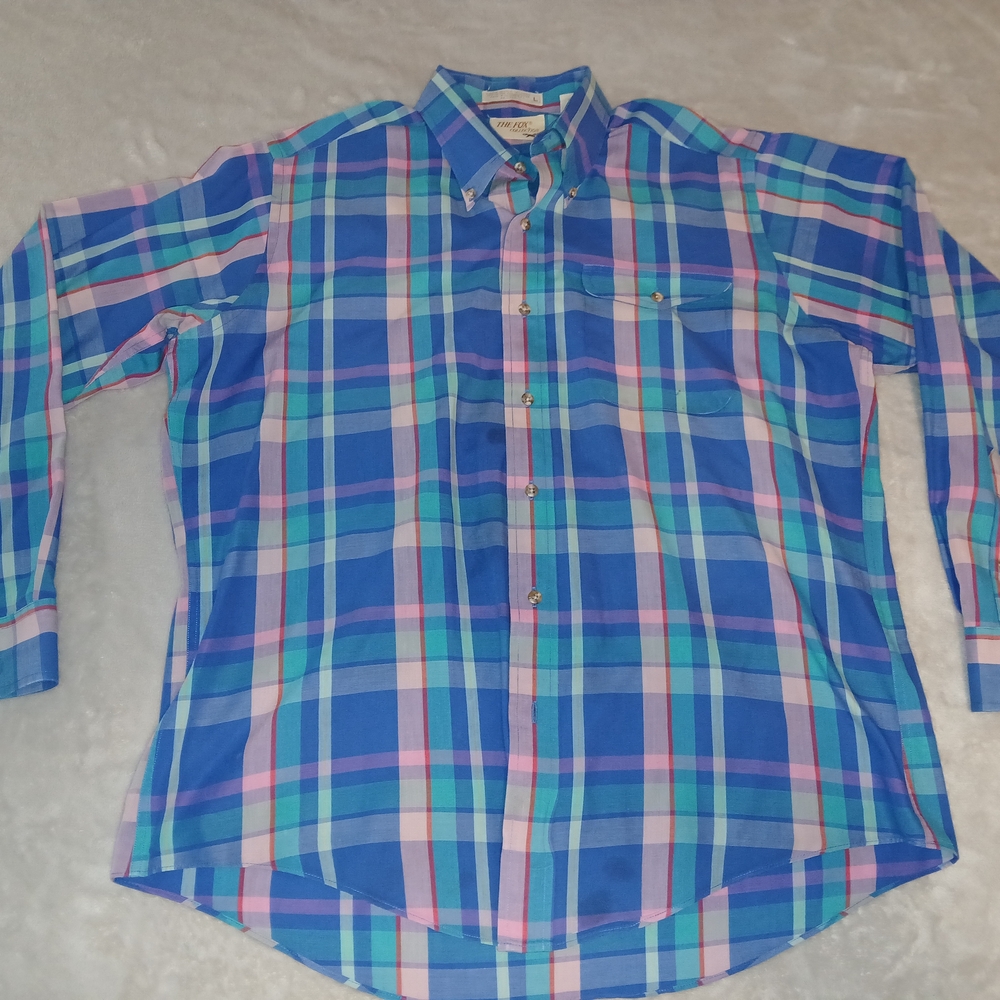 Vintage "The Fox Collection" button-down shirt